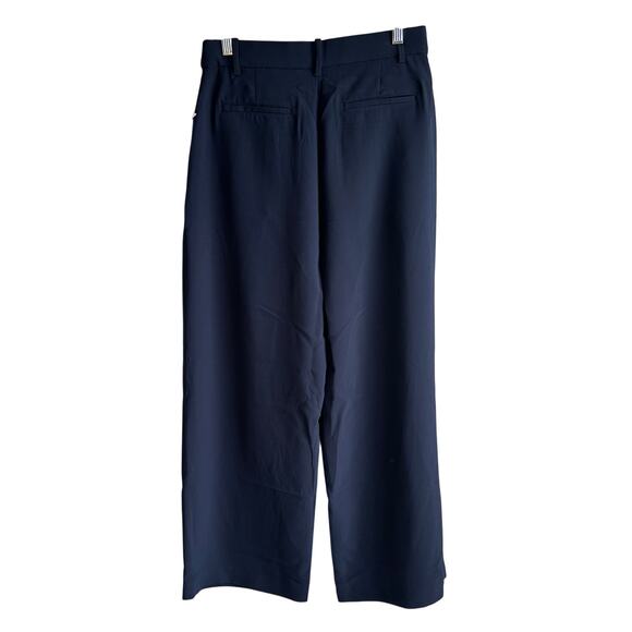 Gap Curvy 365 High Rise Pleated Trousers New Classic Navy Blue 8 - Picture 8 of 13